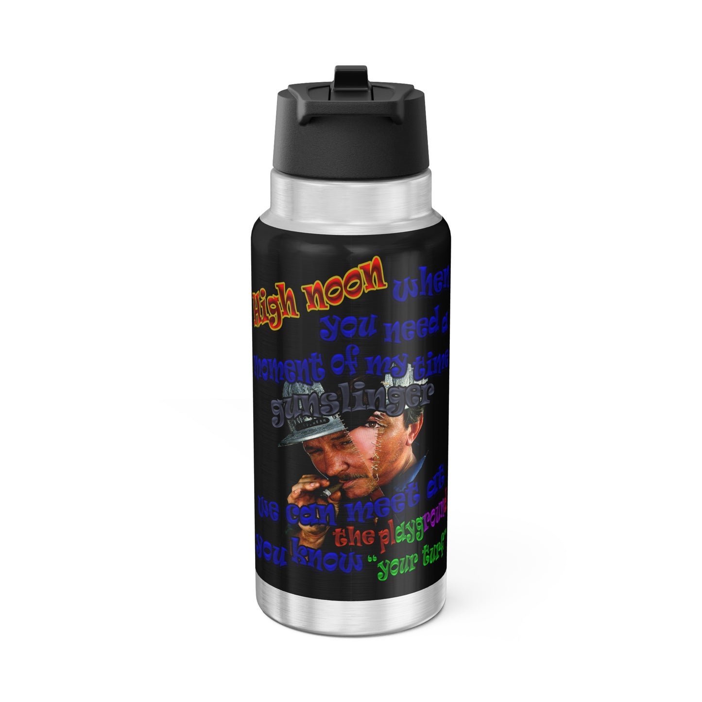high noon - Gator Tumbler, 32oz (black)
