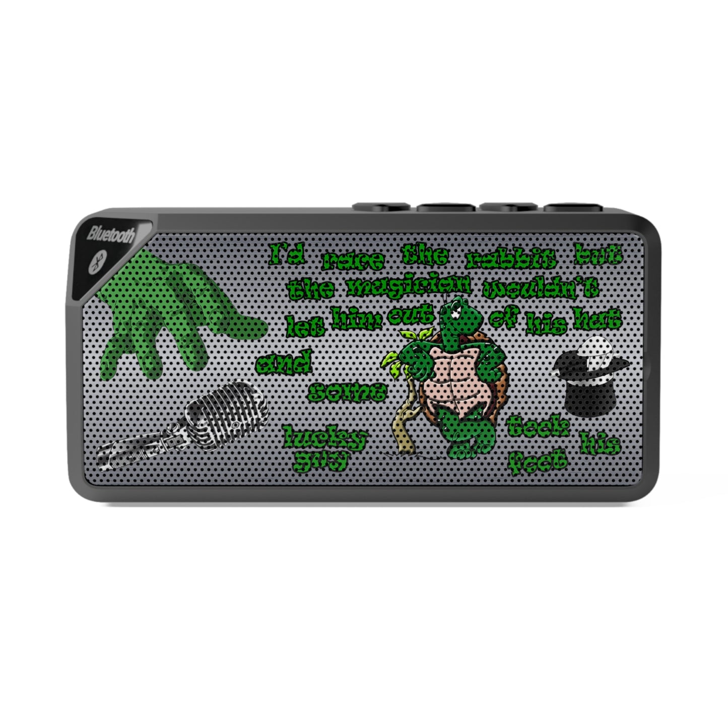 turtle race - Jabba Bluetooth Speaker (brushed nickel)