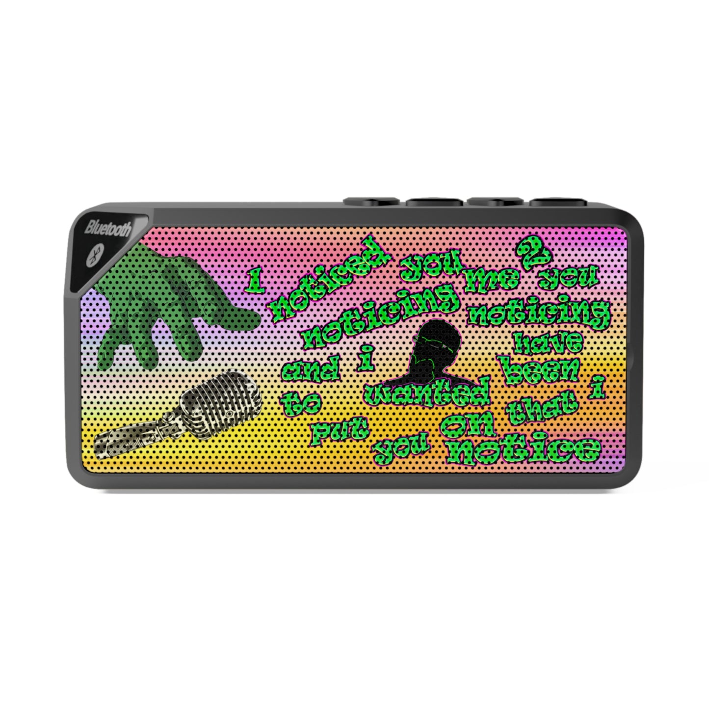 noticed you noticing - Jabba Bluetooth Speaker (color blur)