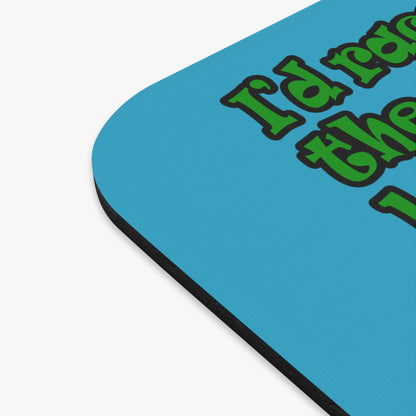 turtle race - Mouse Pad (Rectangle) (turquoise)