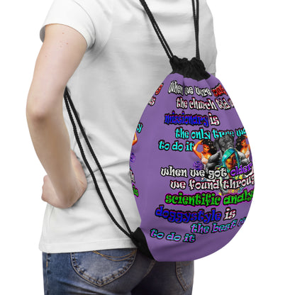 doggystyle - Drawstring Bag (light purple)