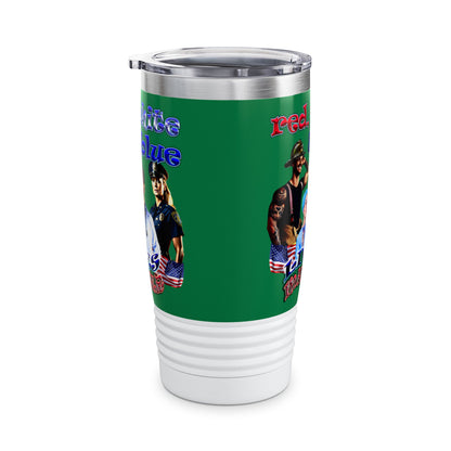 rw&b lives matter - Ringneck Tumbler, 20oz (dark green)