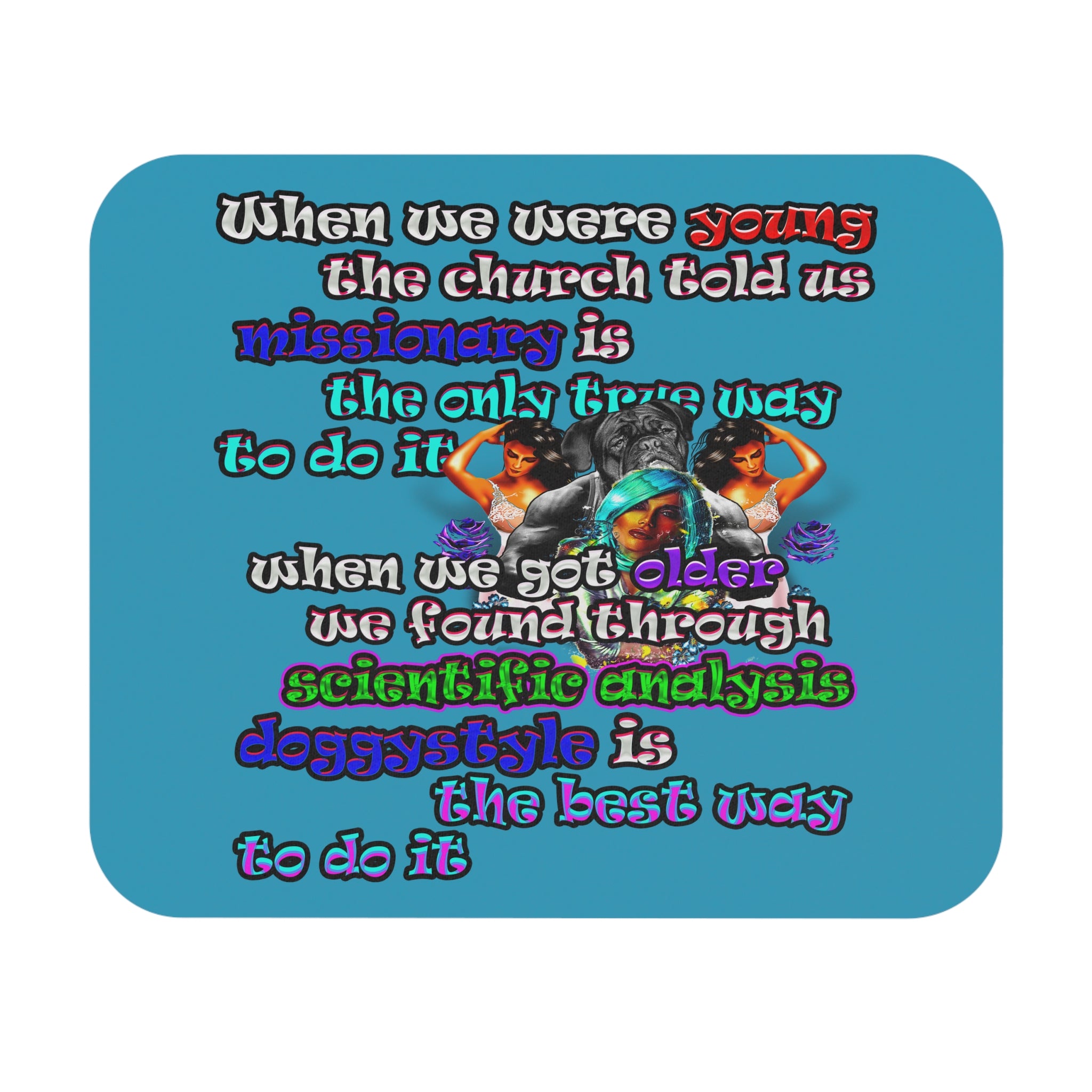 doggystyle - Mouse Pad (Rectangle) (turquoise)