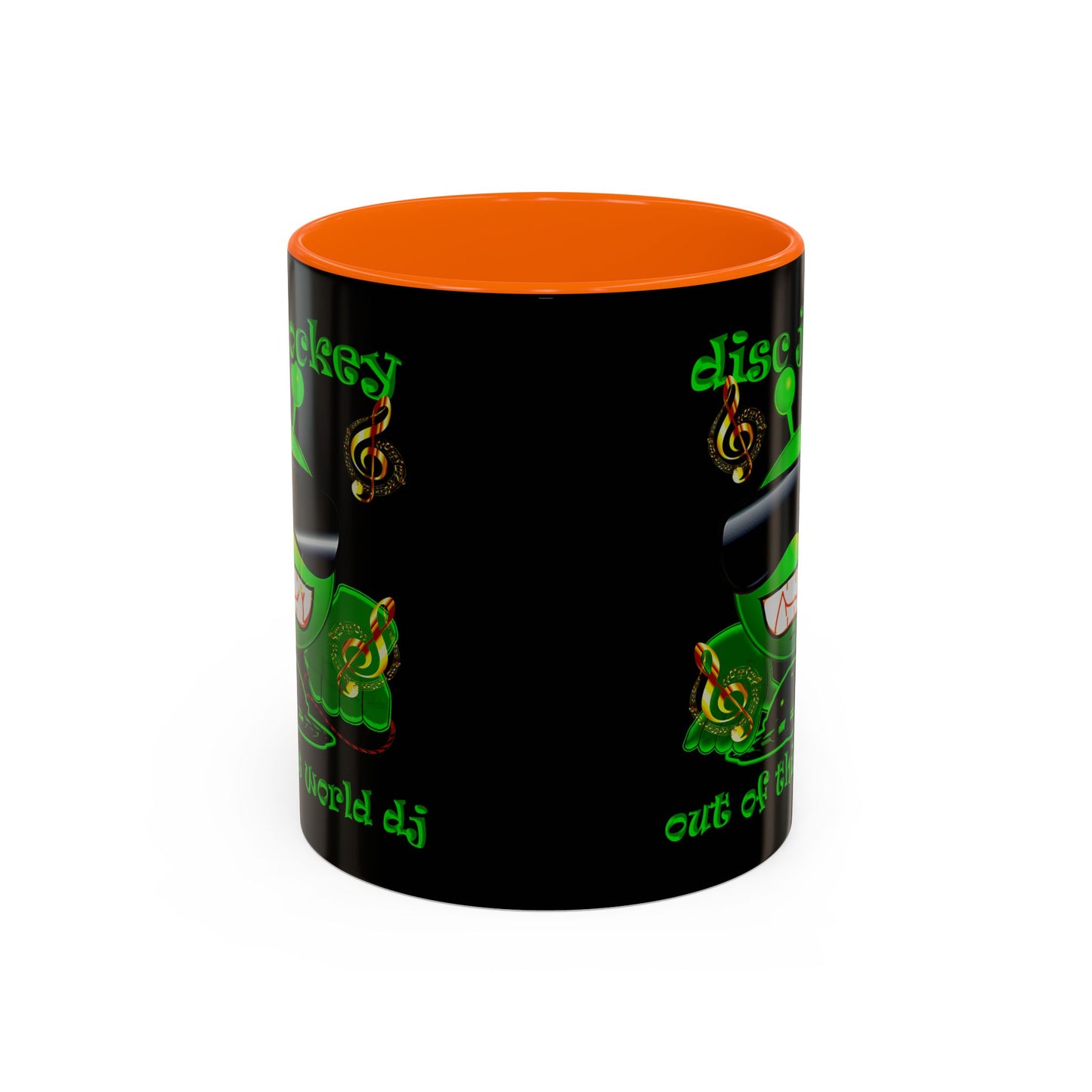disc jockey - Accent Mug (black)