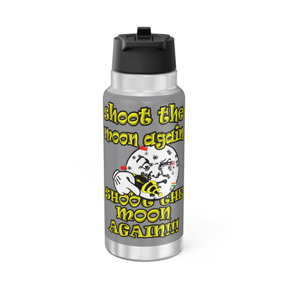 shoot the moon again - Gator Tumbler, 32oz (grey)