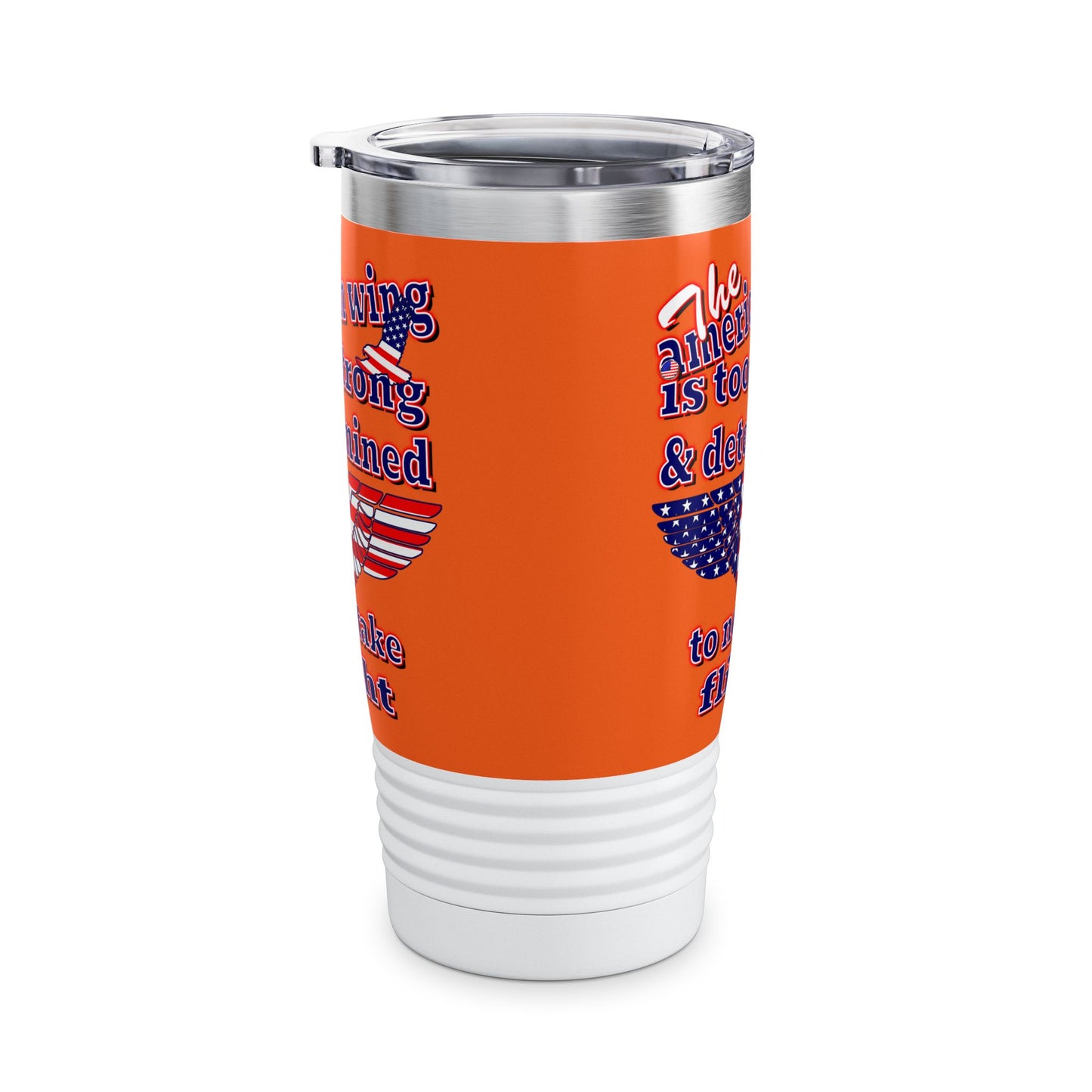 american wing - Ringneck Tumbler, 20oz (orange)