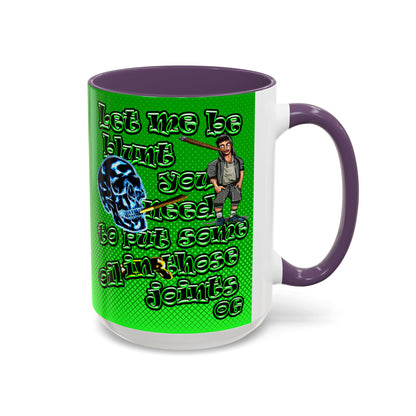 og - Accent Mug (logo green)