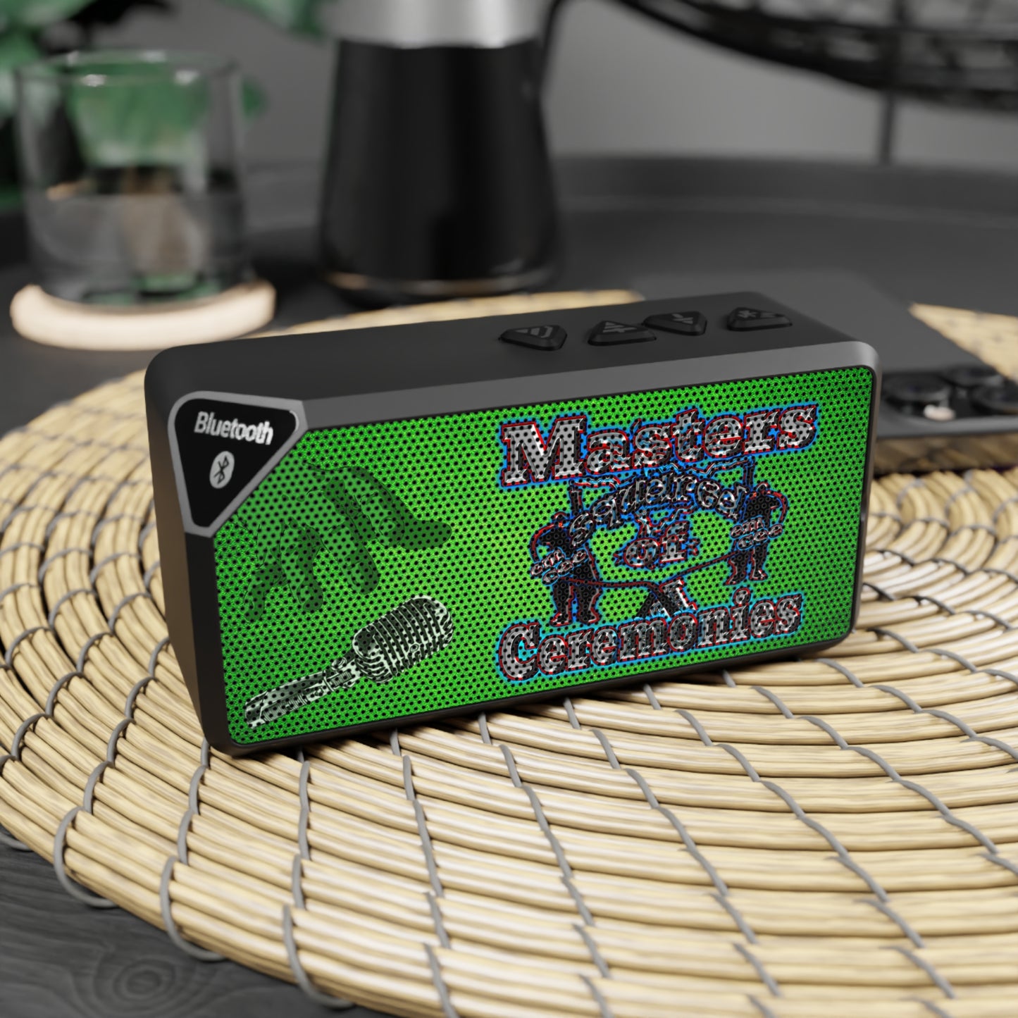 em cee squared - Jabba Bluetooth Speaker (green turf)