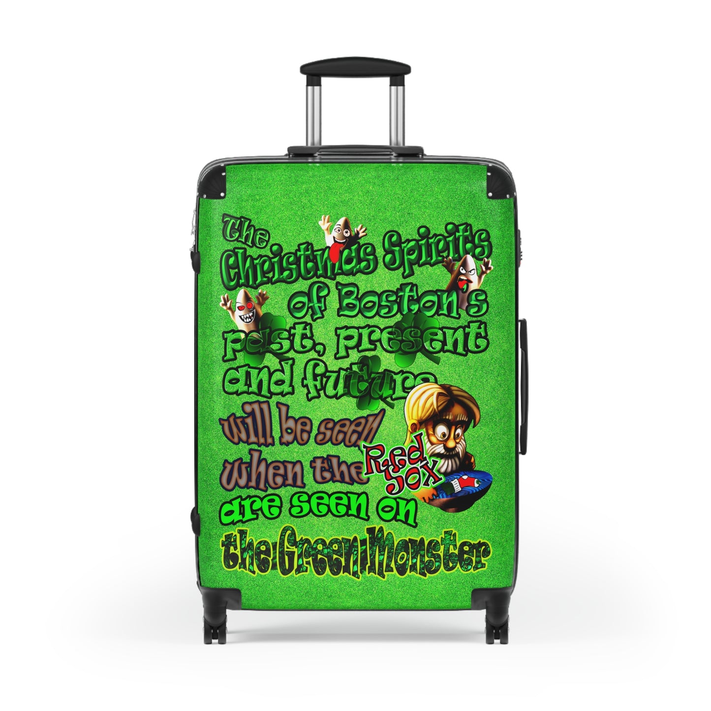christmas spirits of boston - Suitcase (green turf)