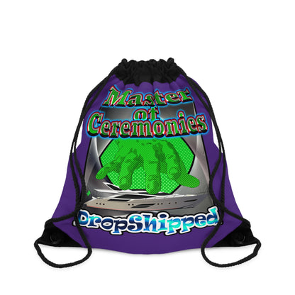 logo - Drawstring Bag (purple)