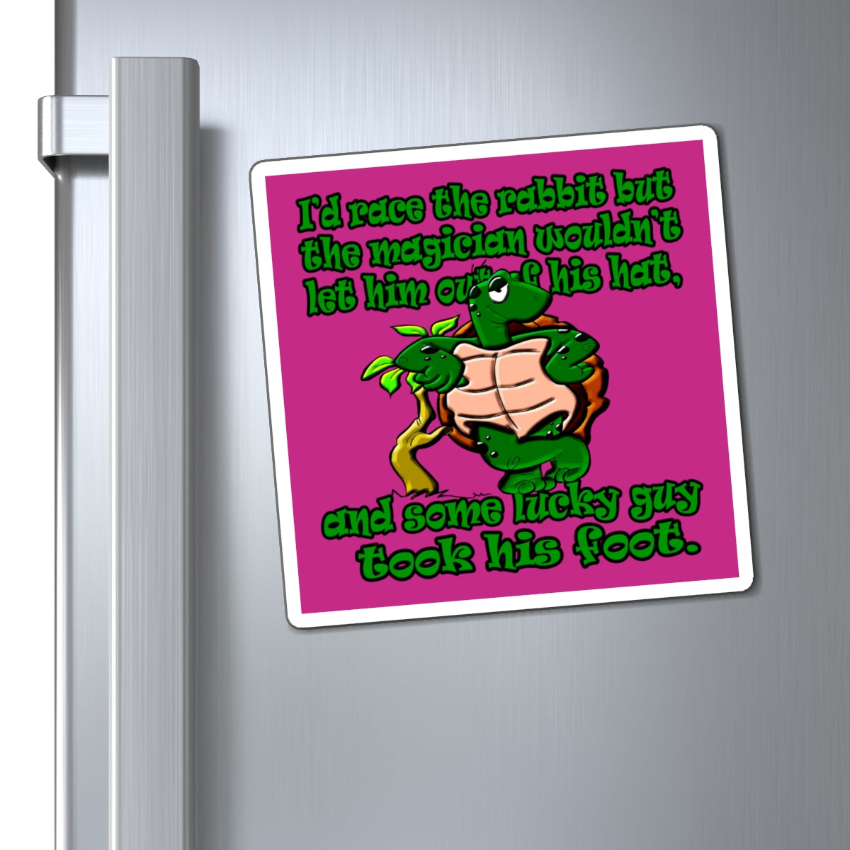 turtle race - Magnets - (pink)