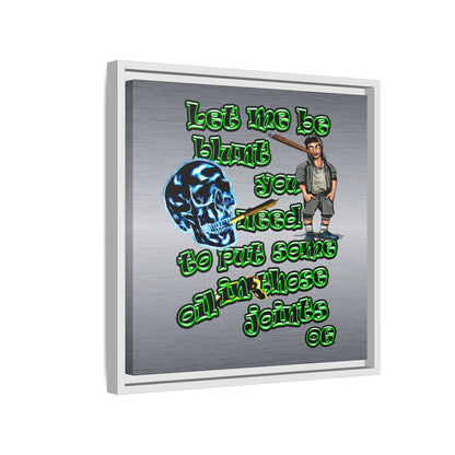 og - framed canvas art (brushed nickel)