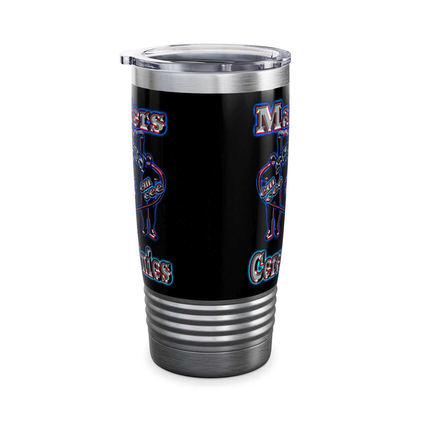 em cee squared - Ringneck Tumbler, 20oz (black)