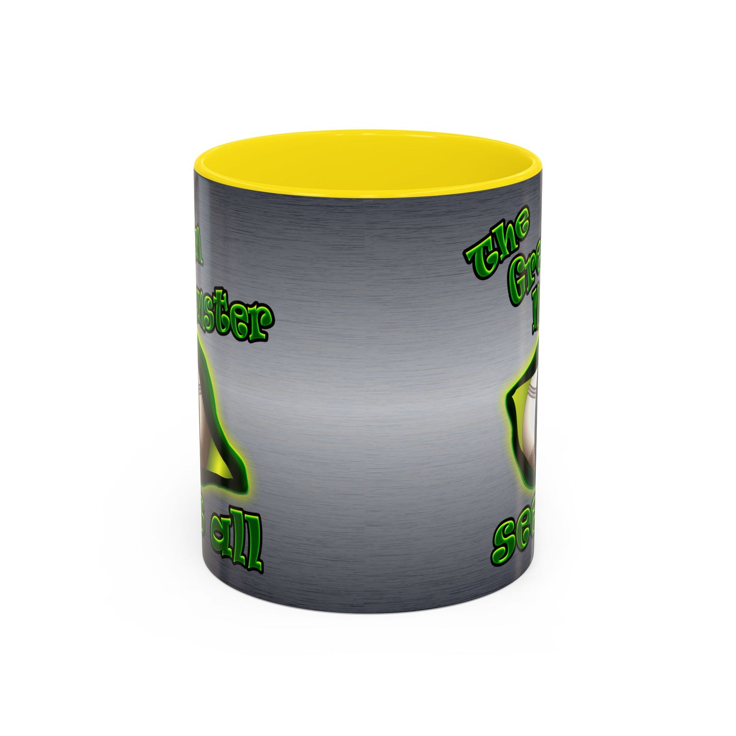 green monster - Accent Mug (brushed nickel)