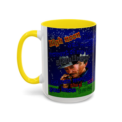 high noon - Accent Mug ('snoops' background)