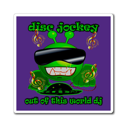 disc jockey - Magnets - (purple)