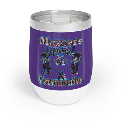 em cee squared - Chill Wine Tumbler (purple)