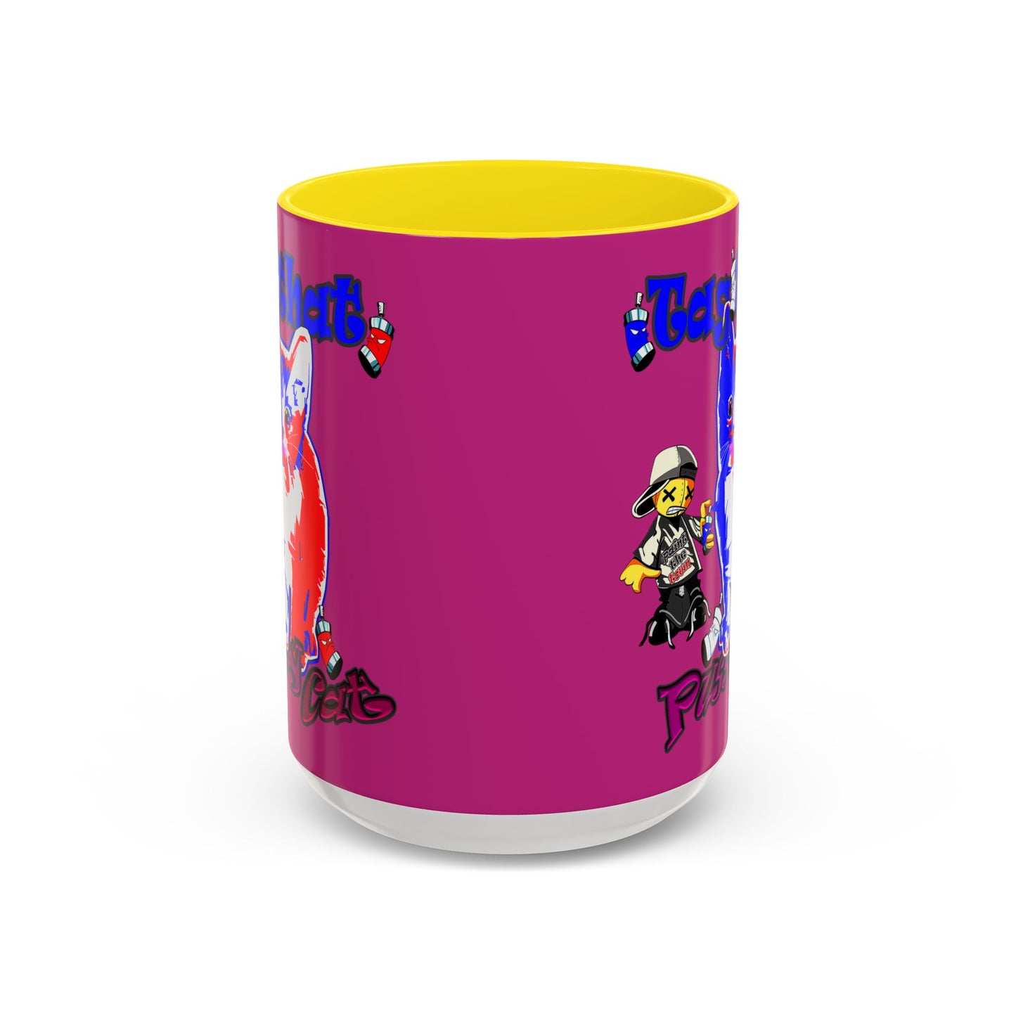 tag that - Accent Mug (pink)