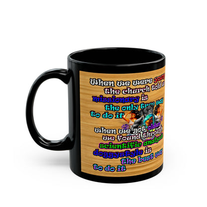 doggystyle - Black Mug (butterscotch wood finish)