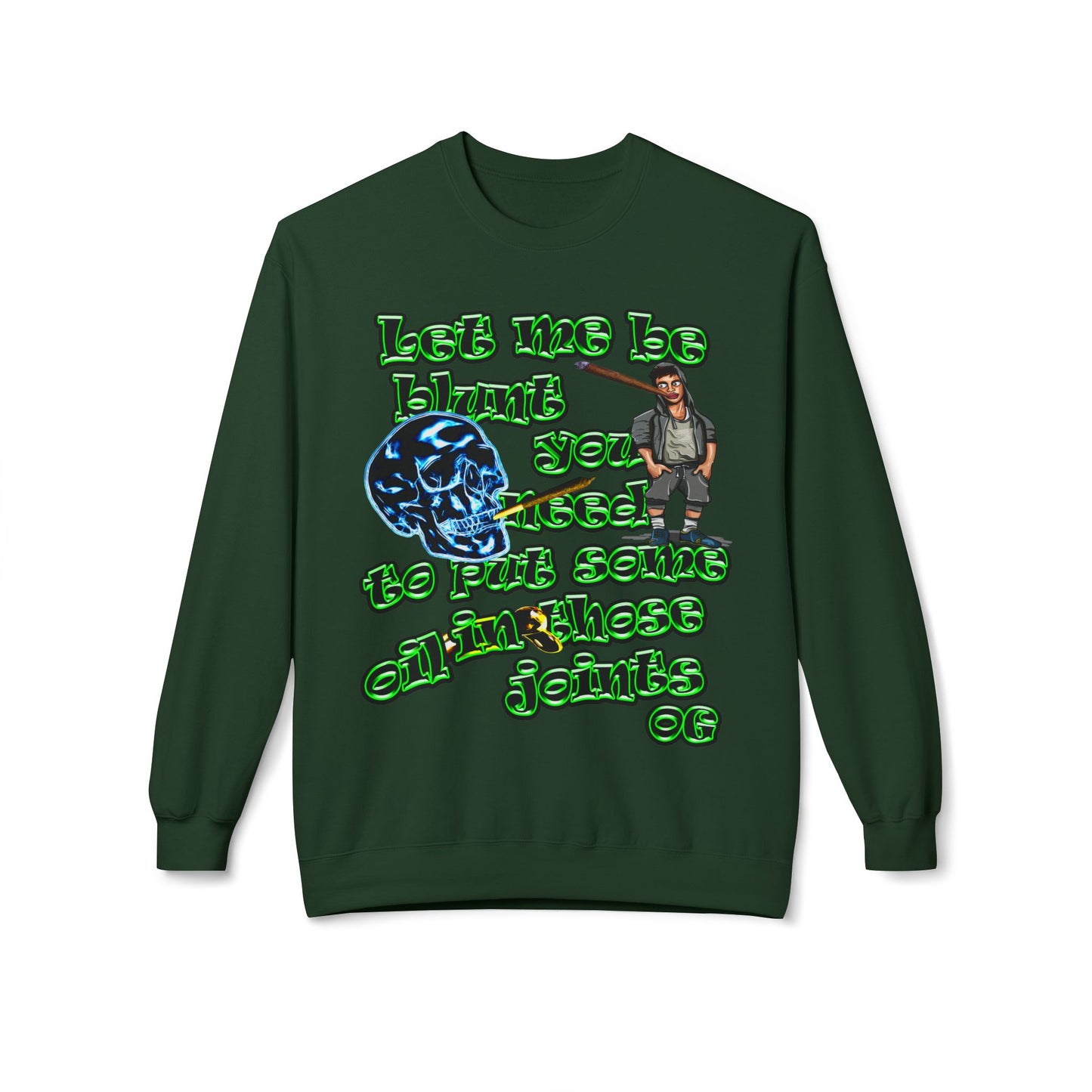 og - Unisex Midweight Softstyle Fleece Crewneck Sweatshirt