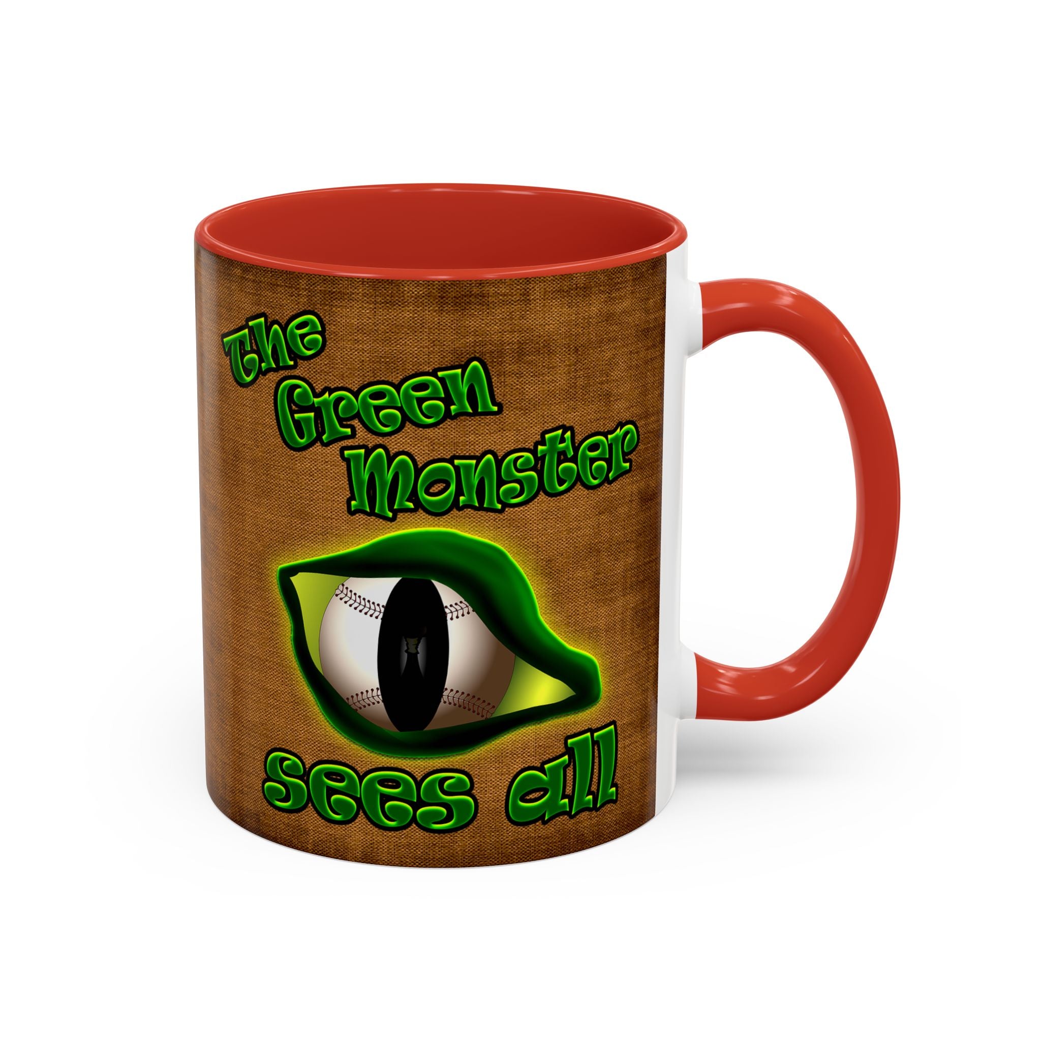 green monster - Accent Mug (brown papyrus)