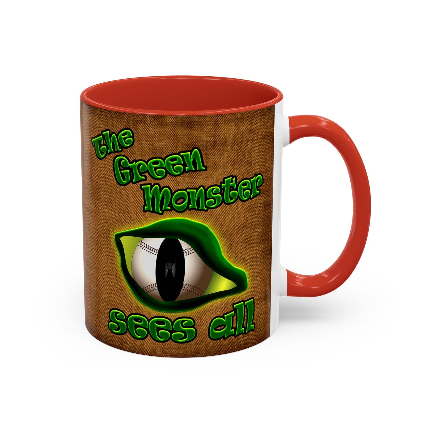 green monster - Accent Mug (brown papyrus)