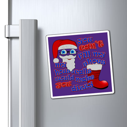 santa's shoes - Magnets - (purple)