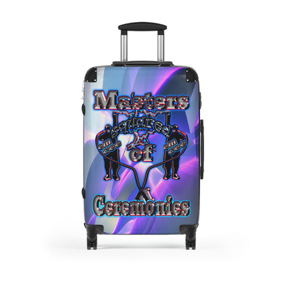 em cee squared - Suitcase (grey-pink wave)