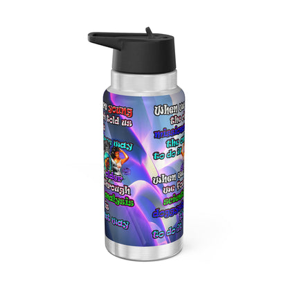 doggystyle - Gator Tumbler, 32oz  (grey-pink wave)