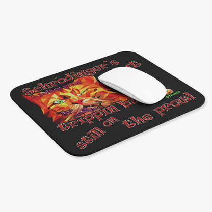schrodinger's cat - Mouse Pad (Rectangle) (black)