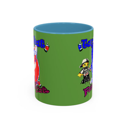 tag that - Accent Mug (green)