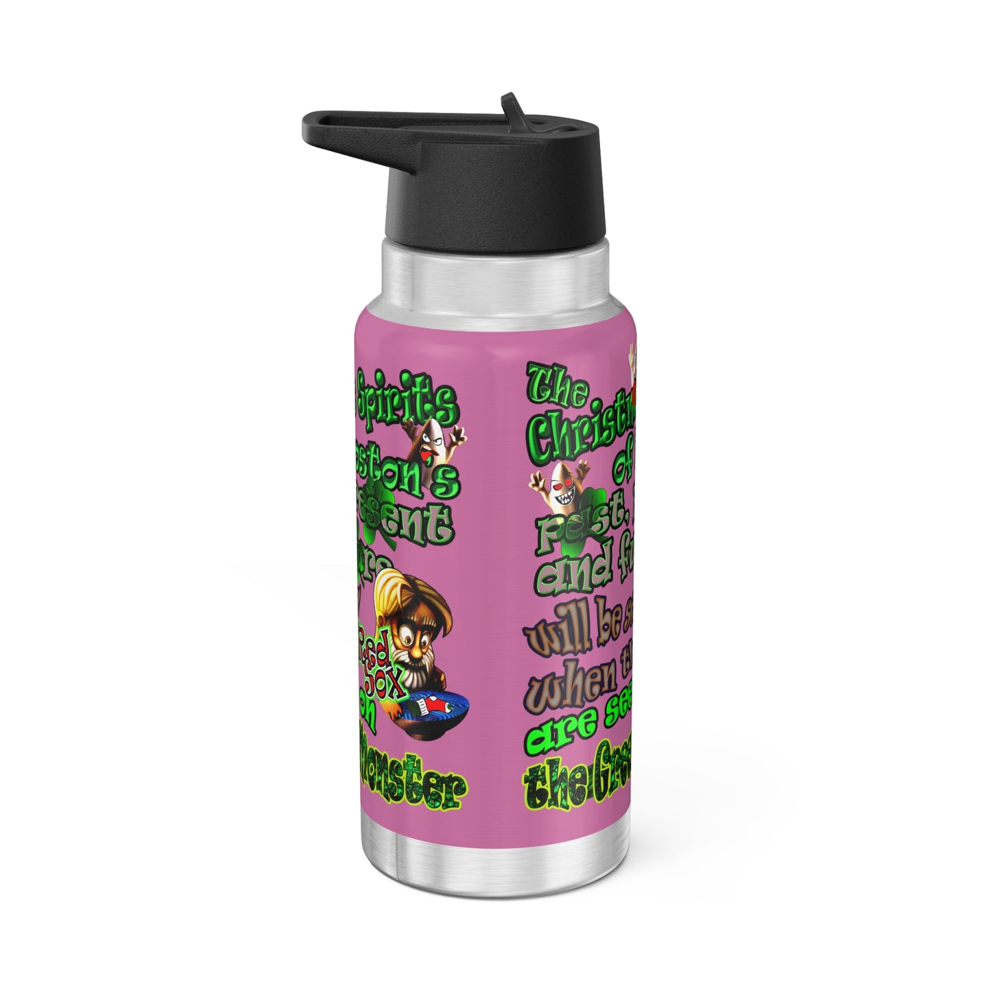 christmas spirits of boston - Gator Tumbler, 32oz (light pink)