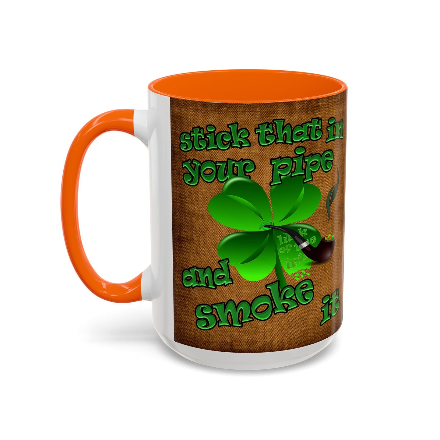 celtics logo - Accent Mug (brown papyrus)