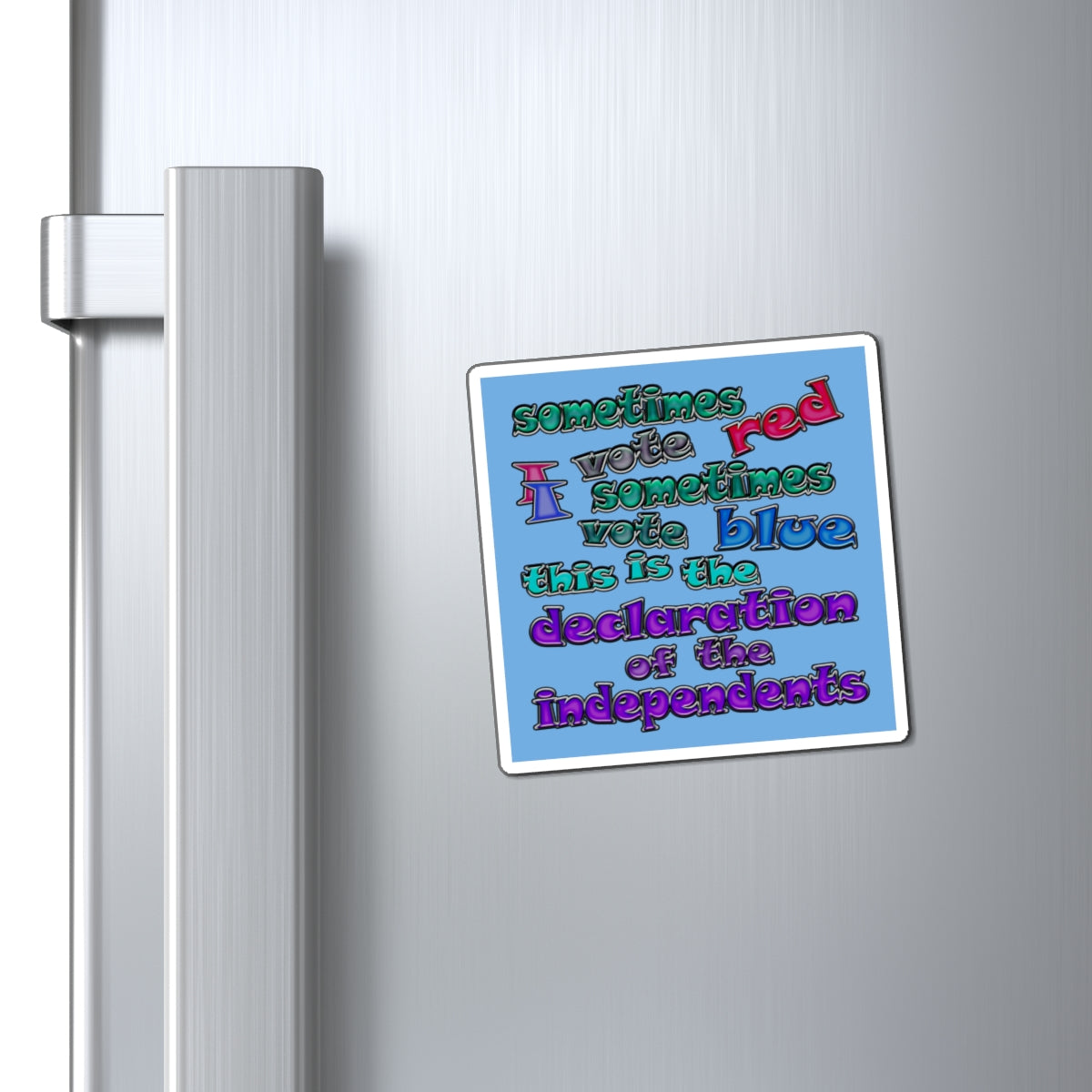 declaration of the independents - Magnets - (light blue)