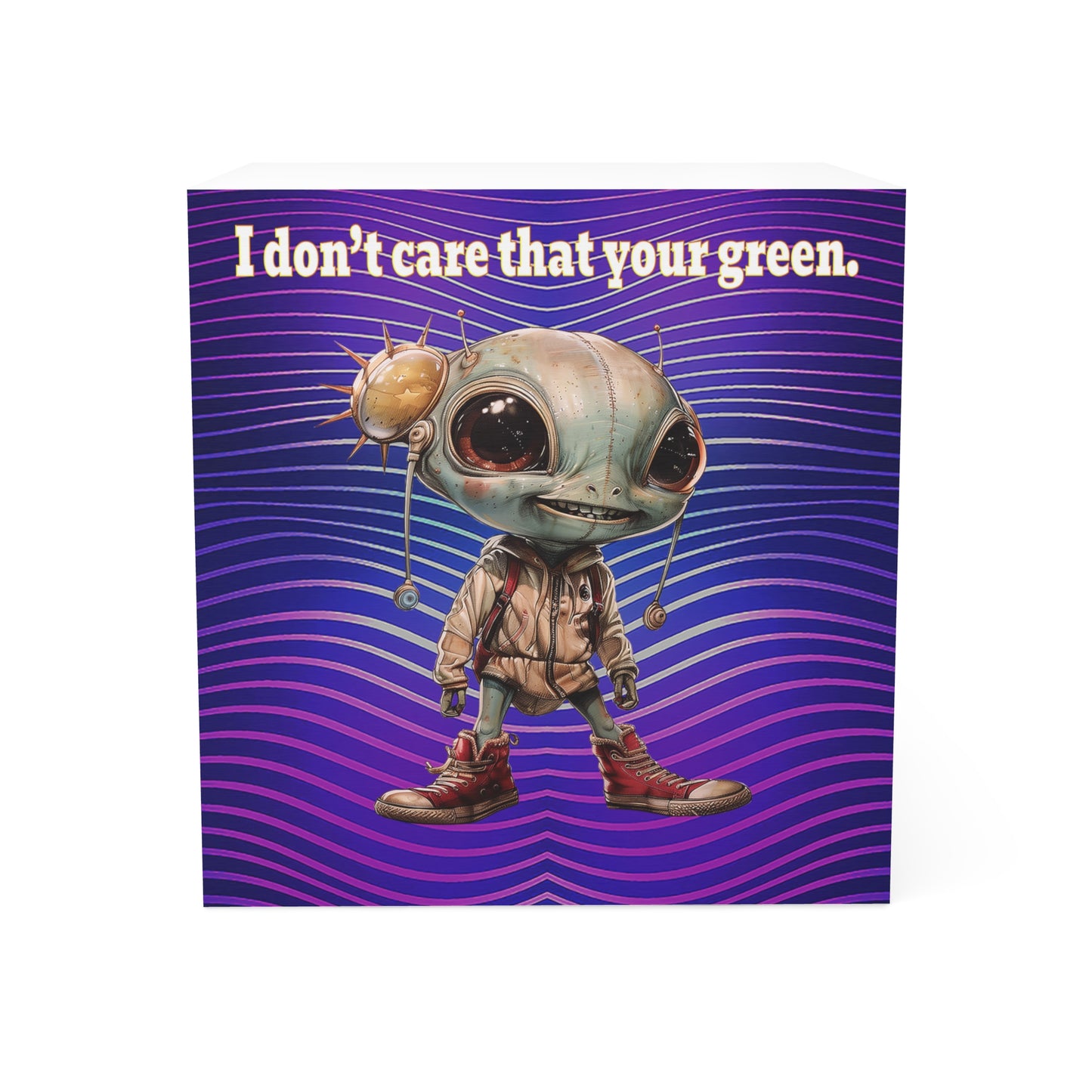 I don't care that your green - note cube (purple wave)