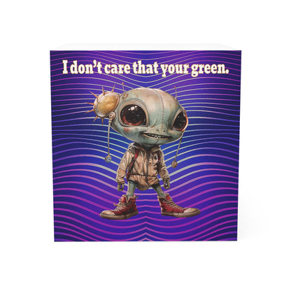 I don't care that your green - note cube (purple wave)