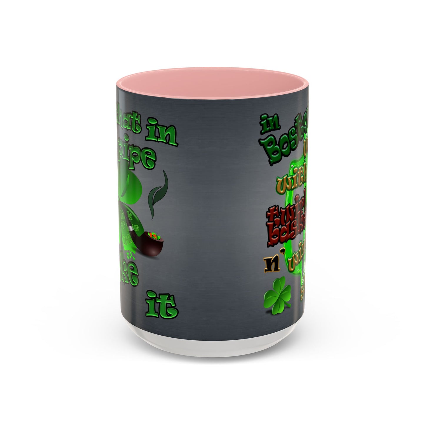 celtics logo - Accent Mug (grey-light grey)