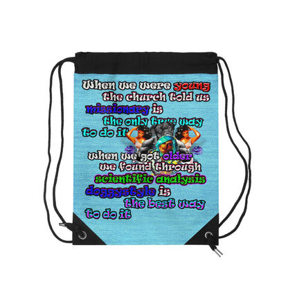 doggystyle - Drawstring Bag (faded blue)