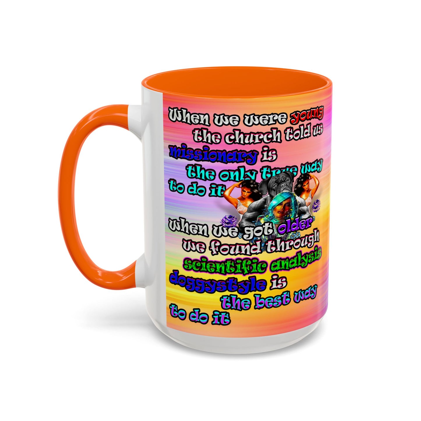 doggystyle - Accent Mug (color blur)