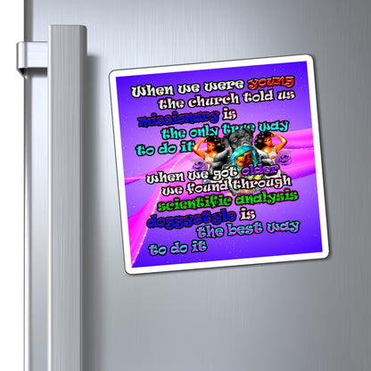 doggystyle - Magnets - (purple-pink wave)