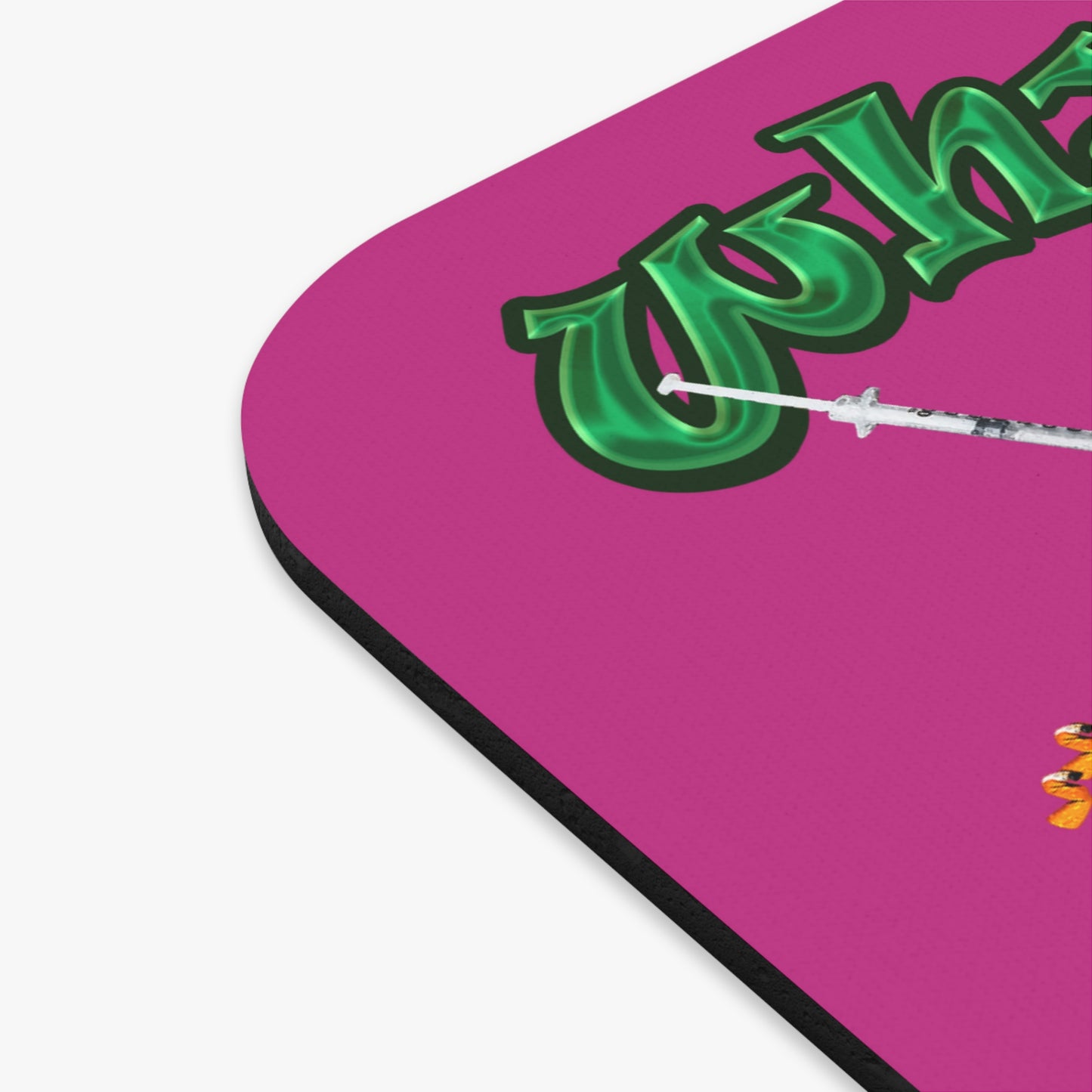 the bum's shit - Mouse Pad (Rectangle) (pink)