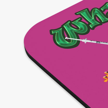 the bum's shit - Mouse Pad (Rectangle) (pink)