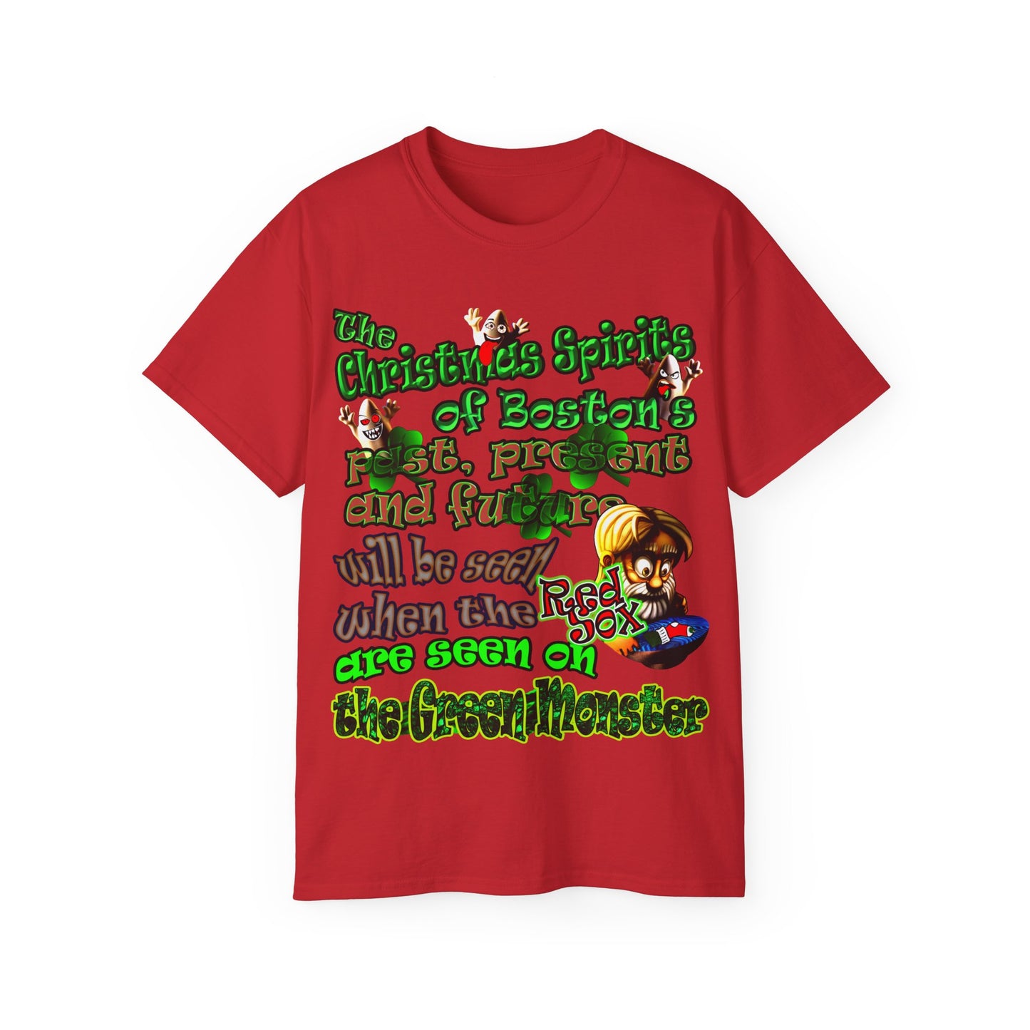 christmas spirits of boston - Unisex Ultra Cotton Tee