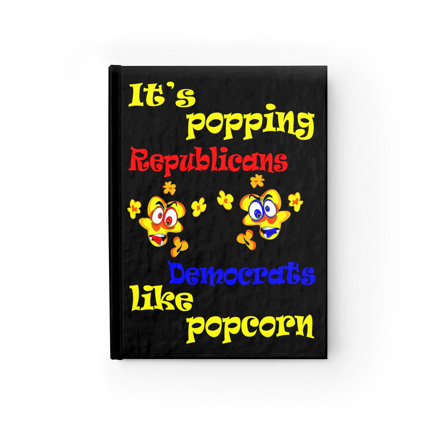 popping like popcorn - journal-lined (black)