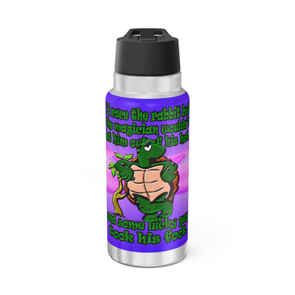 turtle race - Gator Tumbler, 32oz  (purple-pink wave)