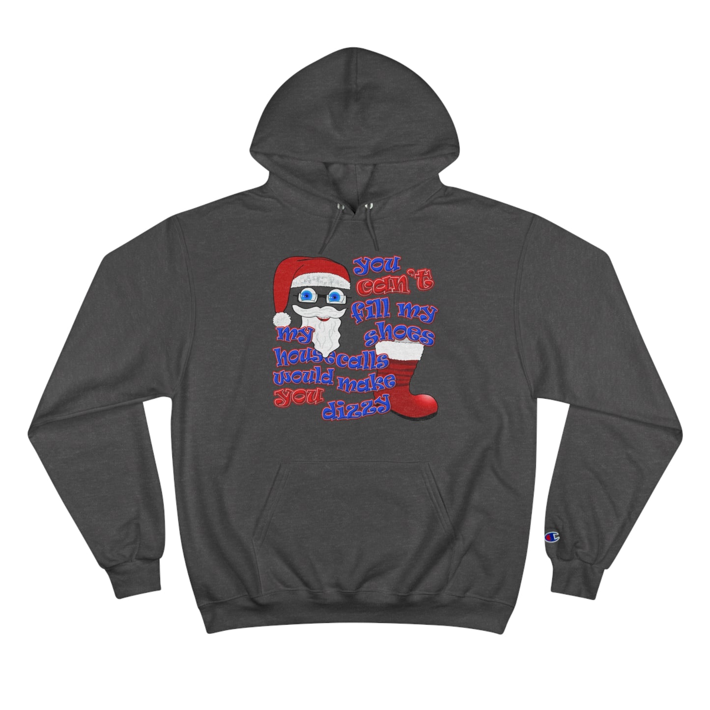 santa's shoes - Champion Hoodie