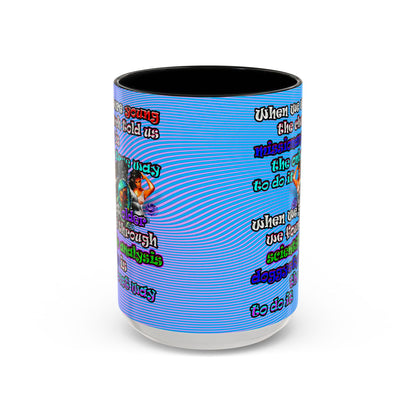 doggystyle - Accent Mug (light blue-purple wave)
