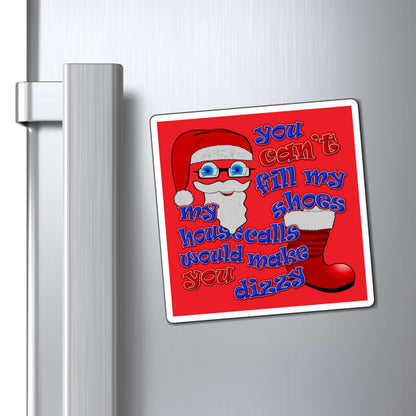 santa's shoes - Magnets - (red)