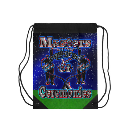 em cee squared - Drawstring Bag ('snoops' background)