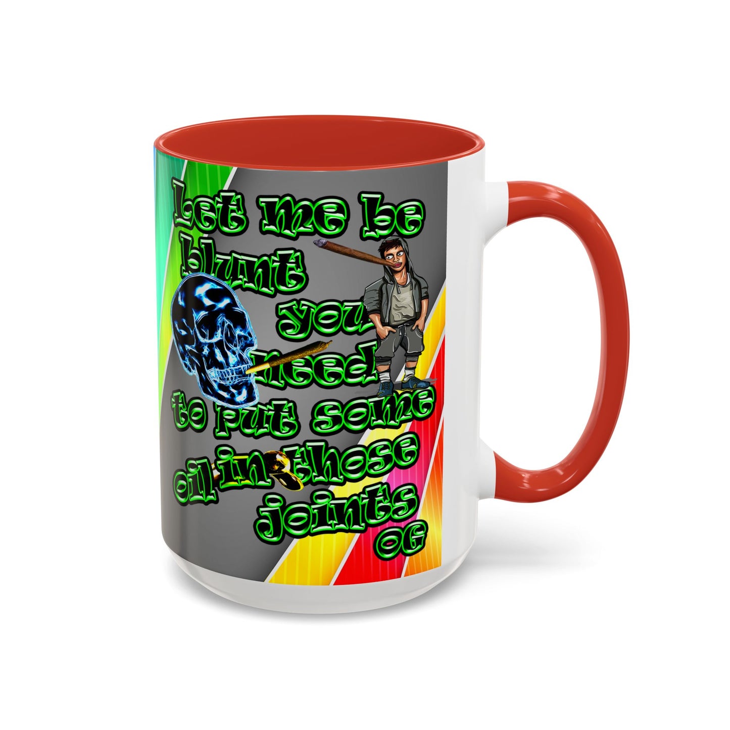 og - Accent Mug (rainbow split)